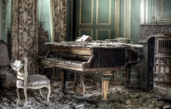 Music, room, piano