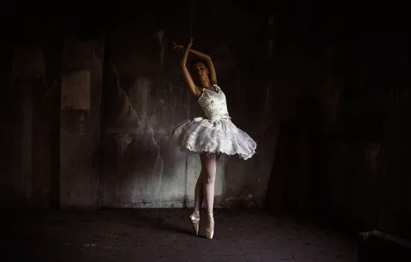 Picture girl, pose, ballerina