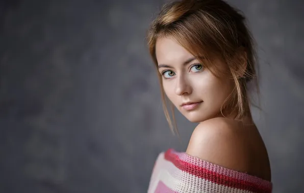 Picture portrait, the beauty, bokeh, Anastasia, Nastya