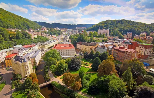 Home, Czech Republic, resort, street, Karlovy Vary