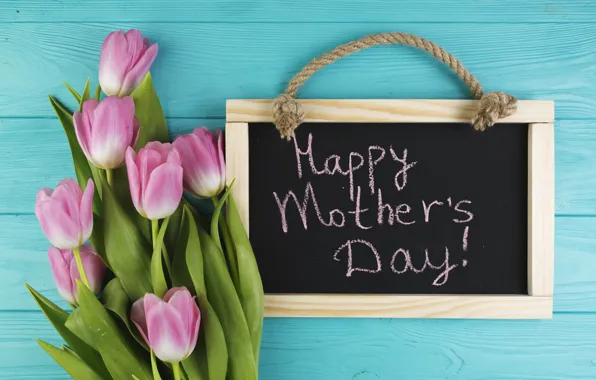 Flowers, Board, tulips, pink, fresh, wood, pink, flowers