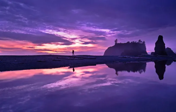 Washington, USA, Olympic national Park, Rabi Beach