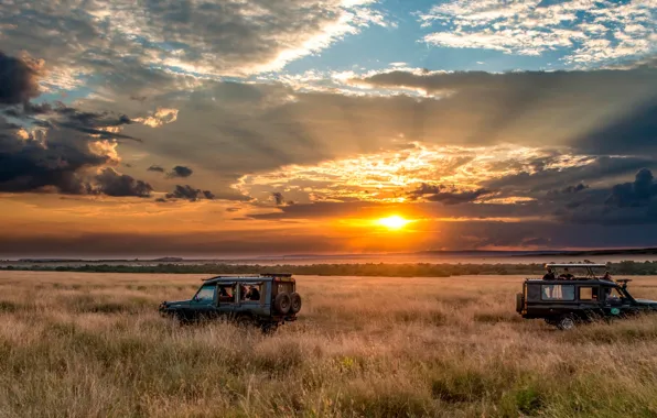 Picture the sky, machine, horizon, Safari