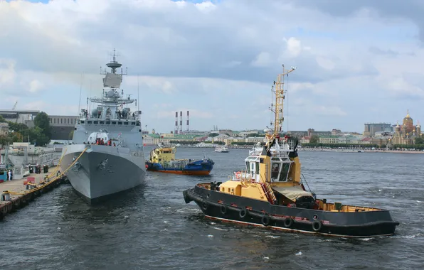 Frigate, The Indian Navy, visit, THE Tabar