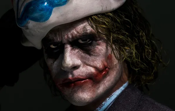 Batman, joker, man, face, crazy, mad, gotham, card