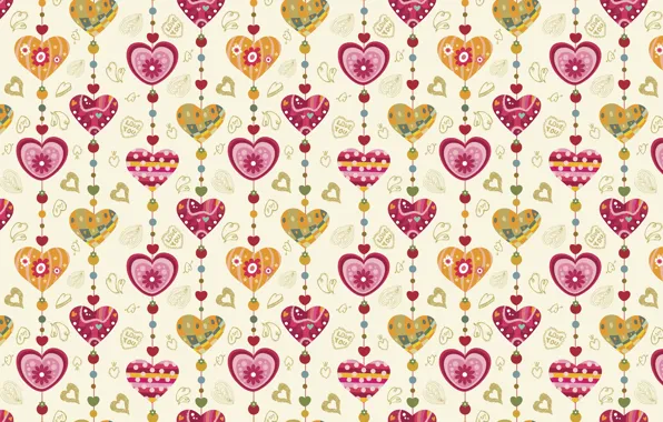 Picture holiday, heart, vector, texture, heart, drawings, hearts, love