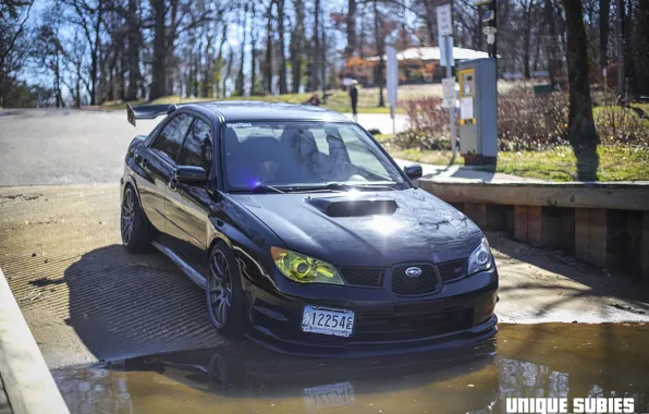 Turbo, wheels, subaru, black, japan, wrx, impreza, jdm