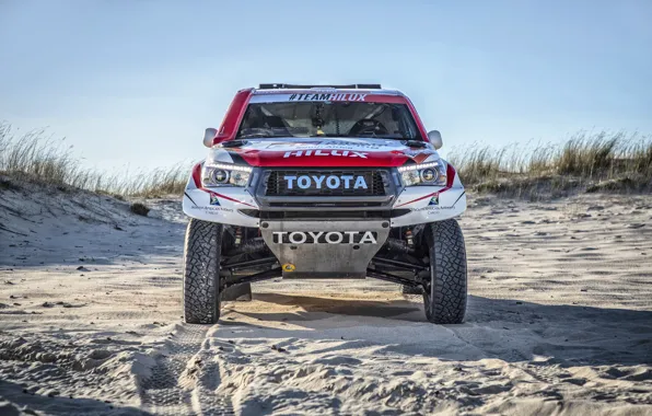 Sand, Auto, Sport, Machine, Toyota, Hilux, 302, Rally