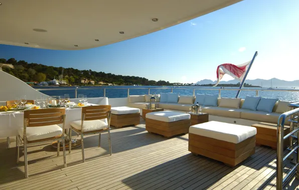 Wallpaper design, style, interior, yacht, deck, Suite for mobile and ...