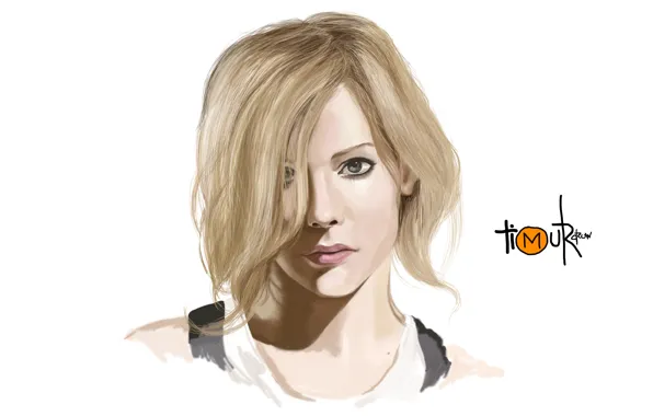 Picture girl, April, Lavigne, Drow