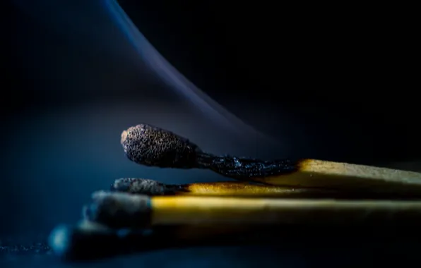 Macro, background, matches