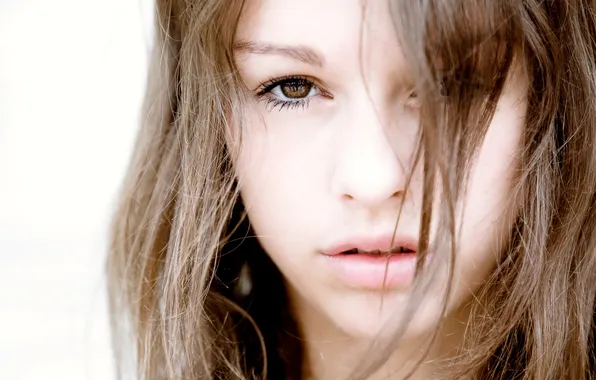 Look, girl, portrait