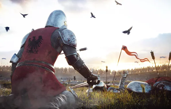 Weapons, victory, one, armor, battle, Warrior, battle, Knight