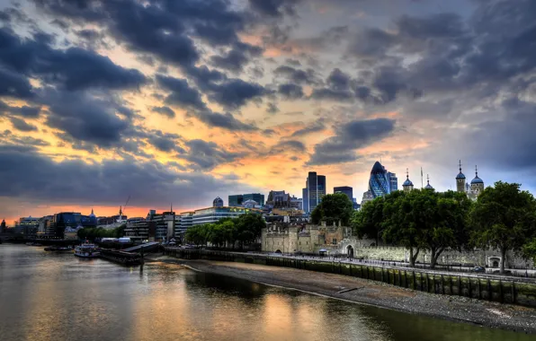Sunset, England, London, sunset, London, England