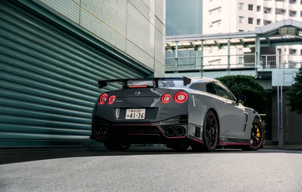 Grey, Nissan, GTR, Nissan, Grey, R35, Nismo, Sports car