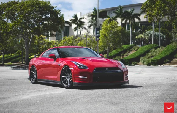 Picture GTR, Nissan, Vossen, Wheels, 2016, Graphite, VFS-1