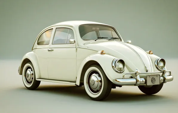 Picture art, machine, Volkswagen Beetle, The Beetle, Raoni Nery