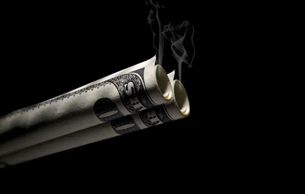 Picture smoke, dollar, Currency, smoke.