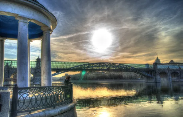 Picture bridge, river, photographer, photography, photographer, Alexander Grinev