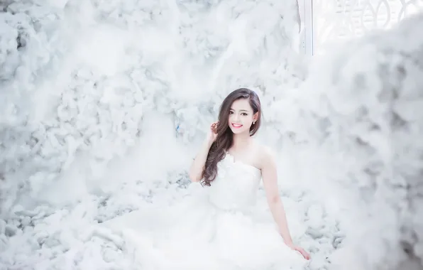 Look, girl, background