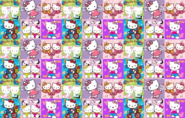 Hello Kitty pattern - Textures & Abstract Background Wallpapers on Desktop  Nexus (Image 2063907)