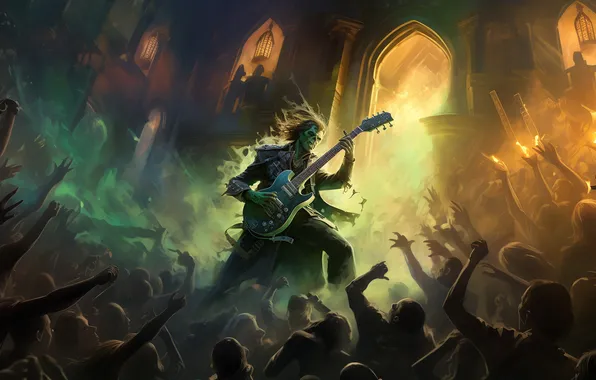 Hands, concert, undead