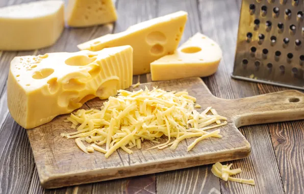 Cheese, Holes, Table, Board, Proviant, Grater