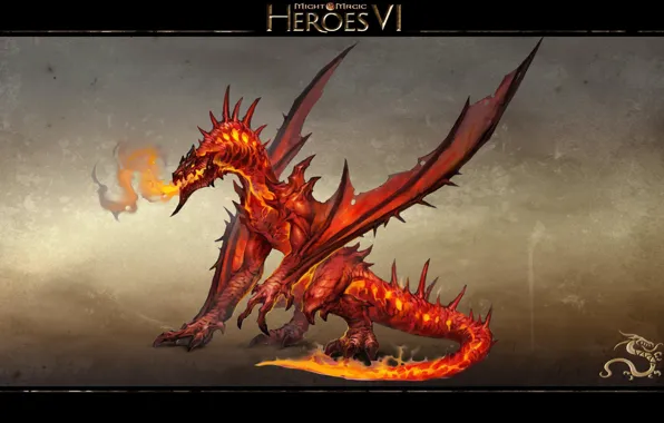 Dragon, Fire, Heroes of might and Magic 6, Might &amp; Magic Heroes VI, Arkath, Arkat