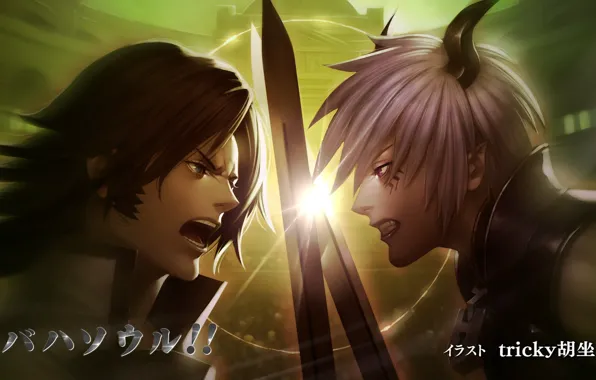 The demon, art, Shingeki no Bahamut Virgin Soul, Azazel, Kaiser, Rage of Bahamut innocent soul
