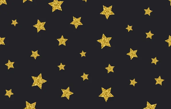 Stars, gold, golden, black background, black, background, stars