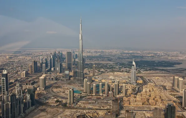 The city, construction, skyscrapers, Dubai