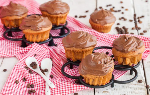 Cream, cupcakes, maffini, Stolyevych Yulia