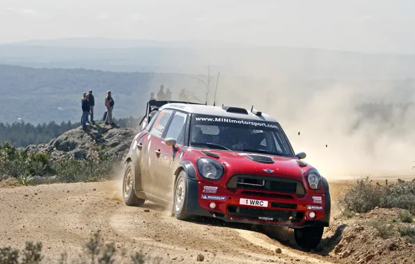 Red, Sport, People, Red, Mini Cooper, WRC, Rally, MINI