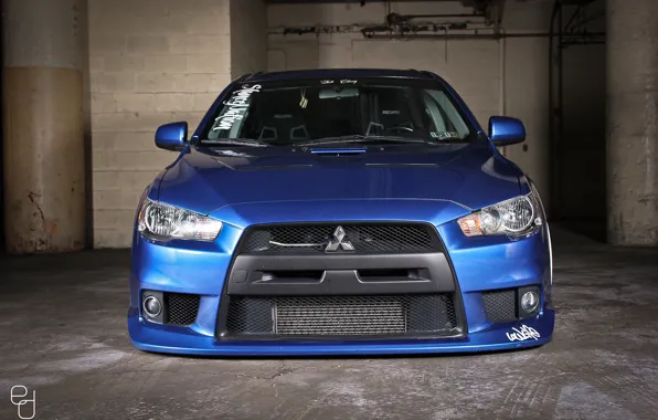 Picture before, mitsubishi, blue, blue, lancer, evolution, evo, Lancer