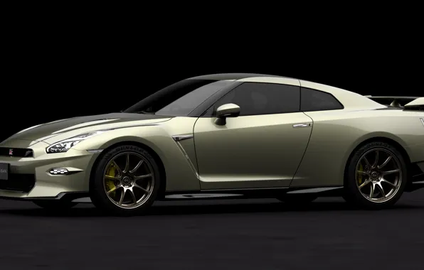 Picture Nissan, GT-R, R35, side view, 2023, Nissan GT-R Premium Edition T-spec