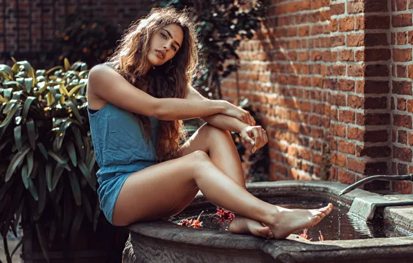 Picture girl, pose, background, Sheila Sa