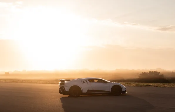 Car, Bugatti, sky, One hundred and ten, Bugatti Centodieci