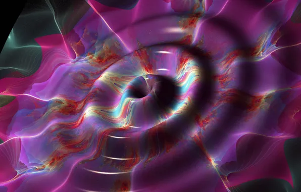 Picture color, wave, the volume, ring, circles