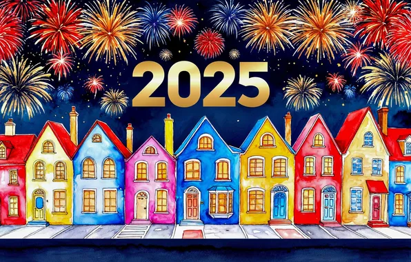 Picture home, salute, New year, 2025