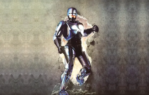 Wallpaper background, wall, cyborg, Robocop, Robocop, RoboCop images