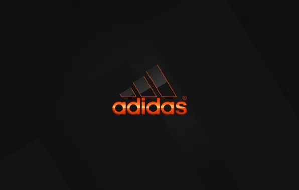 Orange, logo, logo, Adidas, adidas, orange