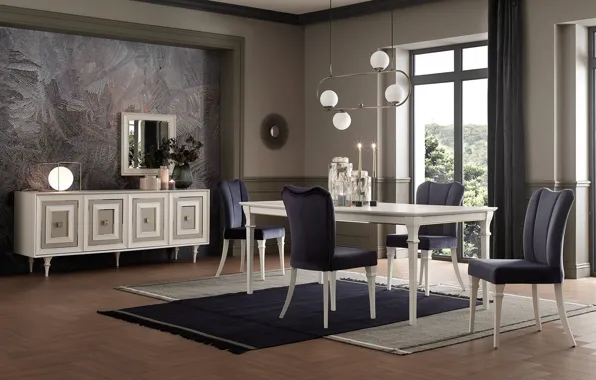 Wallpaper design, style, room, interior, dining room, by Dining Room ...