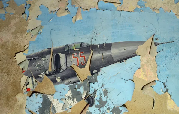 Background, wall, the plane