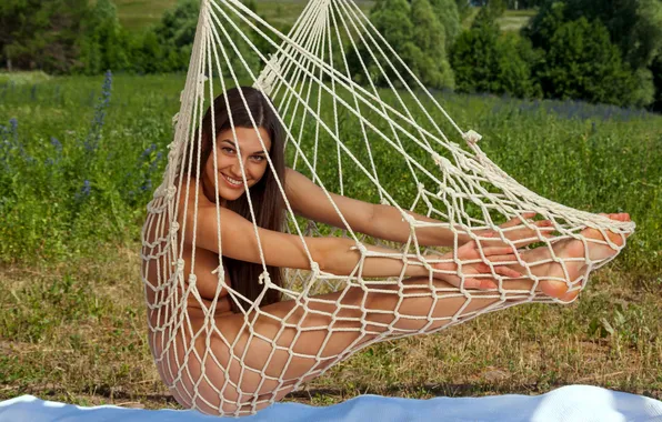 Chest, grass, girl, network, body, ass, laughter, shadow
