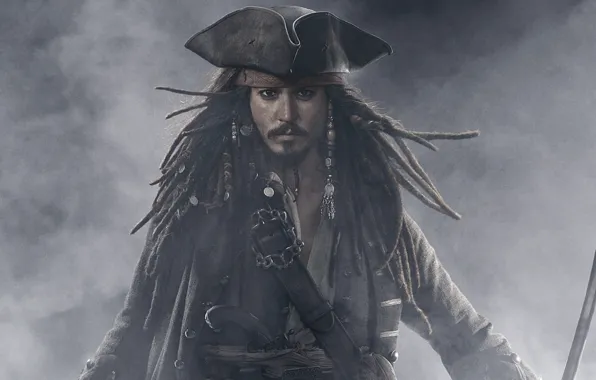 Johnny Depp, Johnny Depp, Captain Jack Sparrow, Captain Jack Sparrow, Pirates of the Caribbean: At …