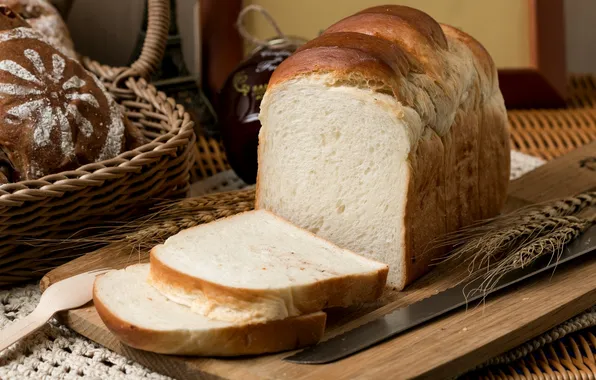 Picture spikelets, bread, bun