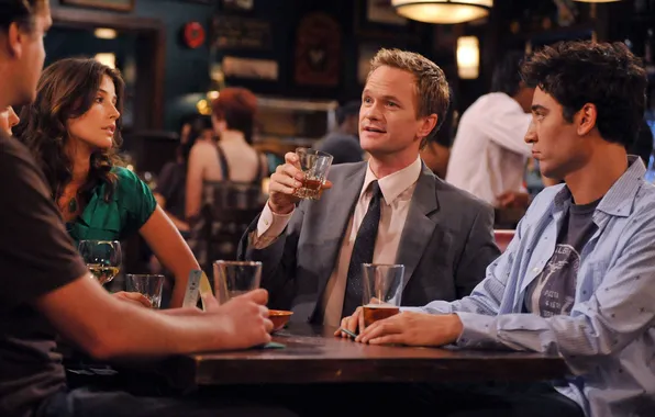 Picture the series, how i met your mother, Barney Stinson, whisky, barney stinson