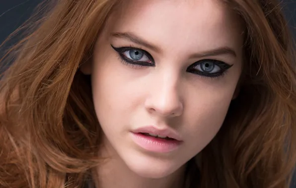 Look, girl, face, arrows, portrait, makeup, Barbara Palvin