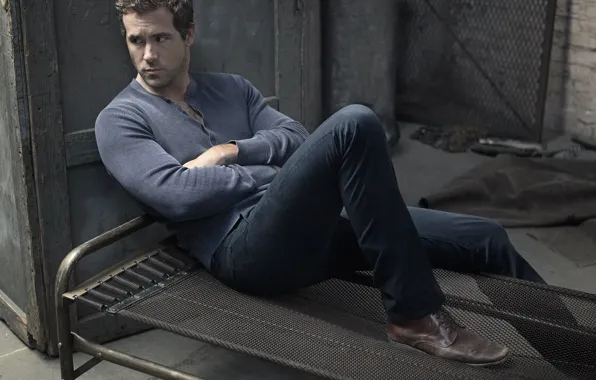 Look, pose, male, Ryan Reynolds