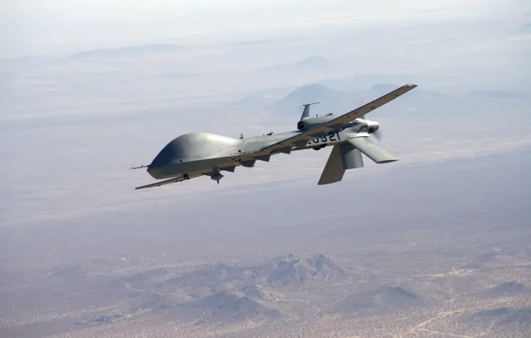 Mountains, UAV, MQ-1C Sky Warrior, is a further development, flying the sky, MQ-1 Predator UAVs, …